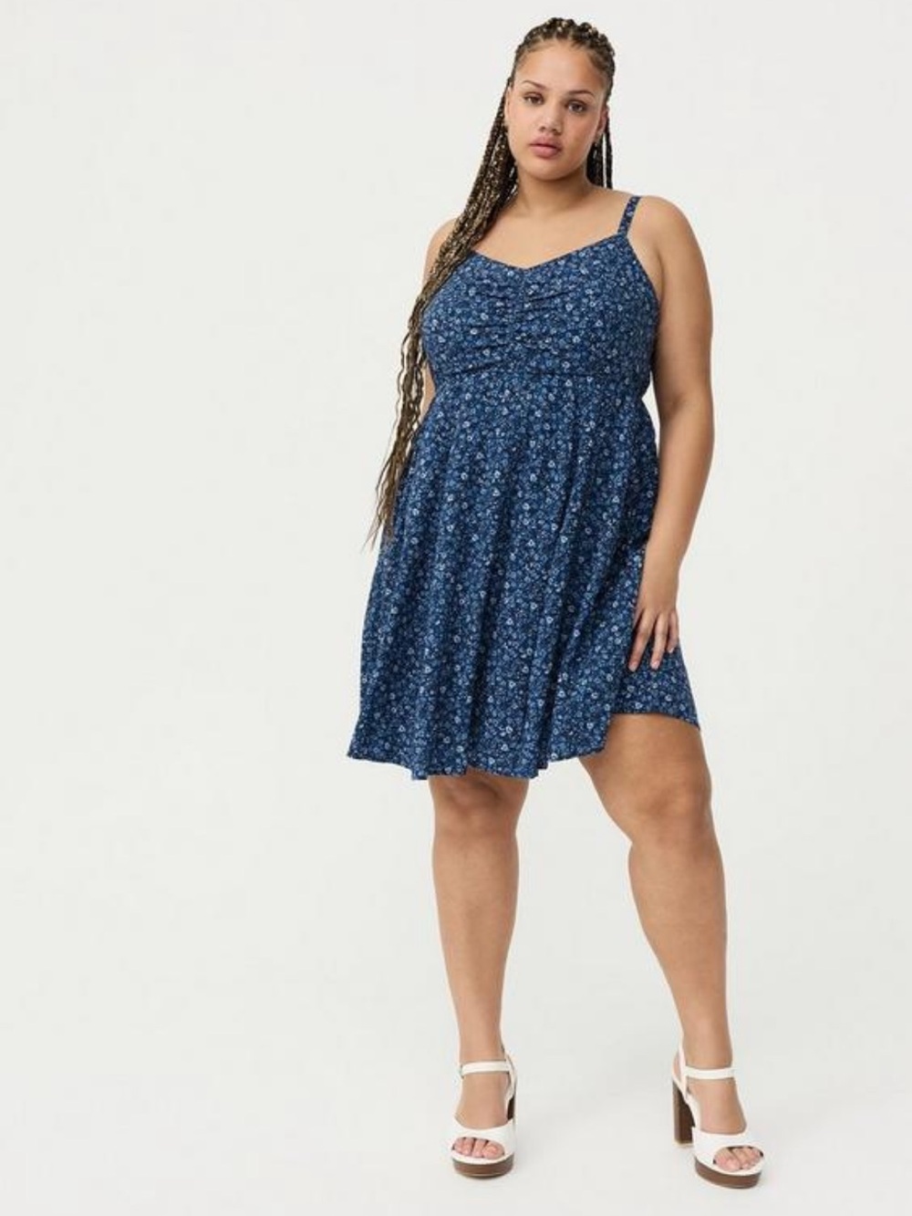 NWT Torrid Mini Challis Skater Dress